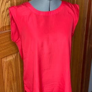 J. Crew Factory red blouse, sz medium